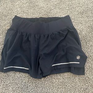Asics Black Athletic Shorts